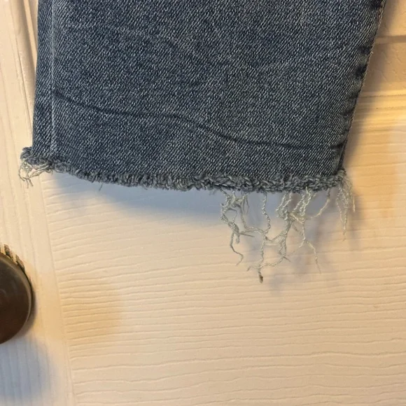 Kensie Dark Blue Cropped Straight Jeans - Picture 5 of 8